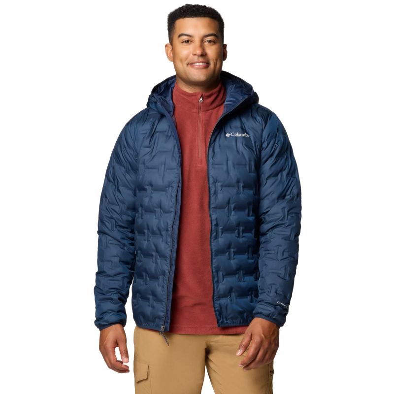 Columbia Delta Ridge II Down Hooded Jacket 2086222464 Navy Blue L Ruházat