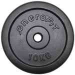 Enero BLACK CAST IRON WEIGHT 10KG FIT Ø26.5 1 pc. fekete weight, strength training equipment, training equipment