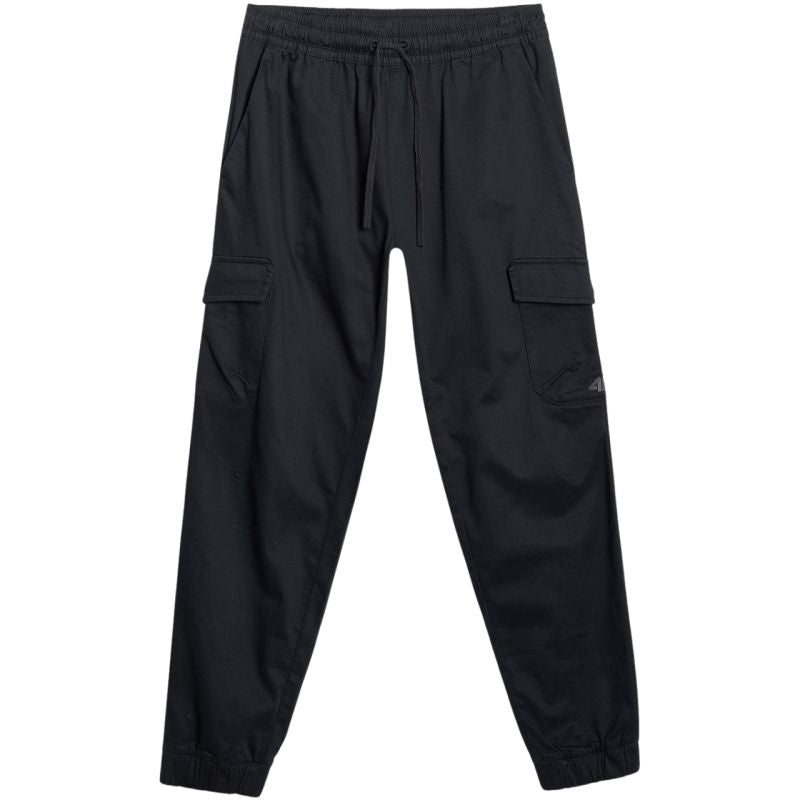 4f Men's trousers CAS M1210 deep black 4FWAW25TTROM1210 20S Ruházat