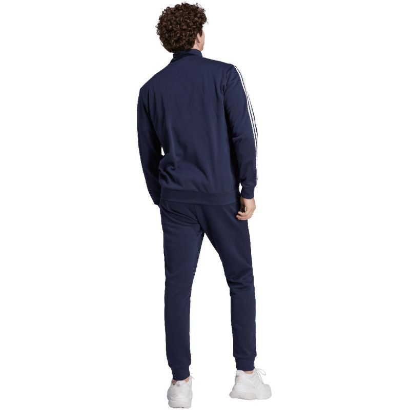 adidas Basic 3-Stripes Fleece M tracksuit IJ6064 Polár pulóver