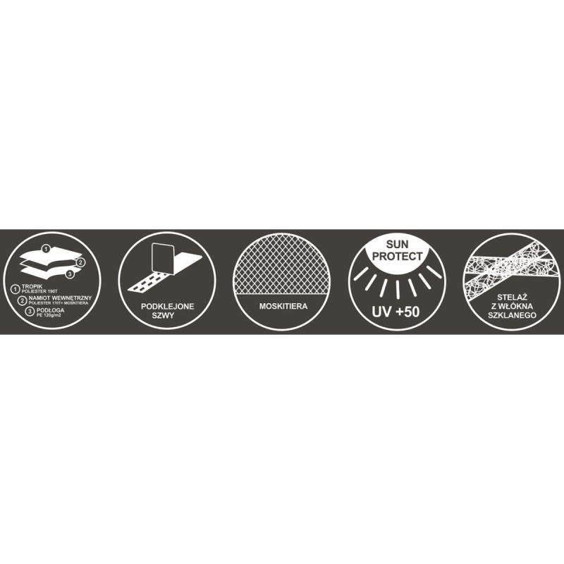 Enero 4-PERSON COMFORT TENT CAMP tents, tourist equipment