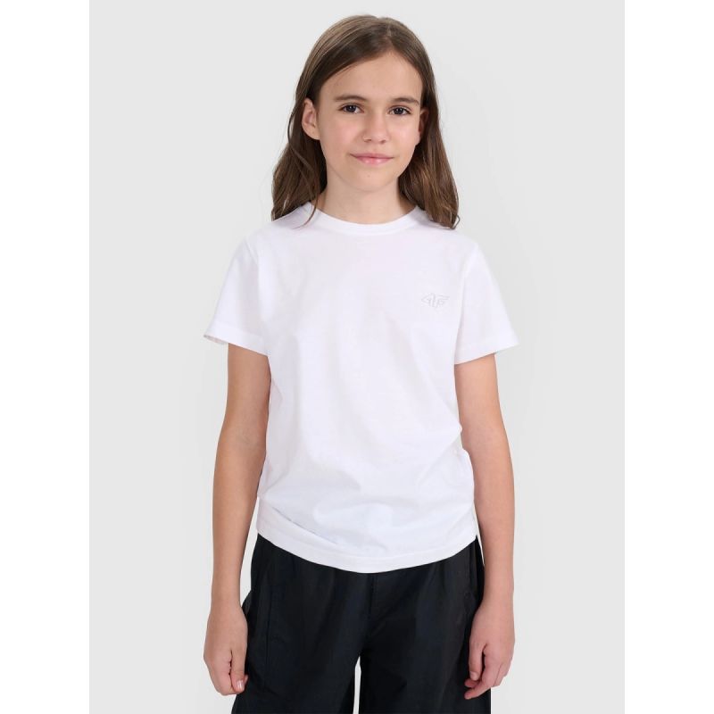 4f Regular plain T-shirt (SET OF 2) for children 4FJRAW25TTSHU3157-93S Ruházat