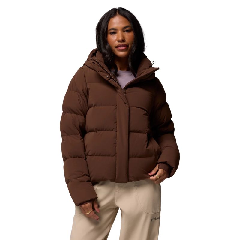 Columbia Amaze Puff Hooded Jacket 2133714256 Brown L Ruházat