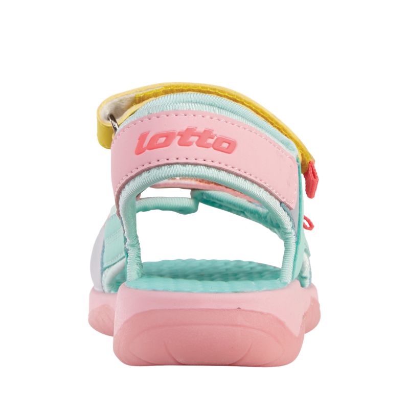 Lotto Macarella pink and blue children's sandals