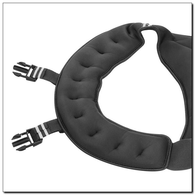 HMS KTO05 5kg neoprene weighted training vest fekete kabát 17-62-212