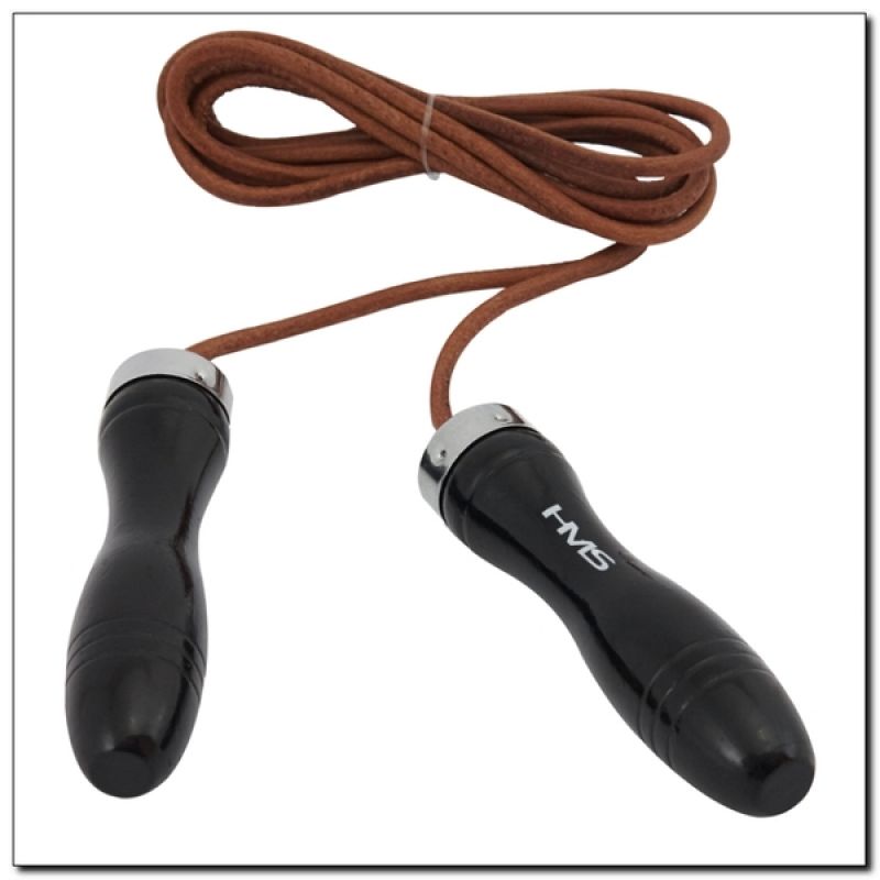 HMS Sk43 Leather Skipping Rope fekete edzéssegítő 17-36-043