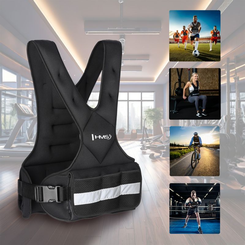 HMS Kor09 Adjustable Weighted Vest 9kg kabát 17-62-215