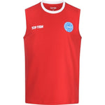 TOP TEN Kick light sleeveless top "BASIC" (WAKO APPROVED) czerwony+m póló 0416182-02M