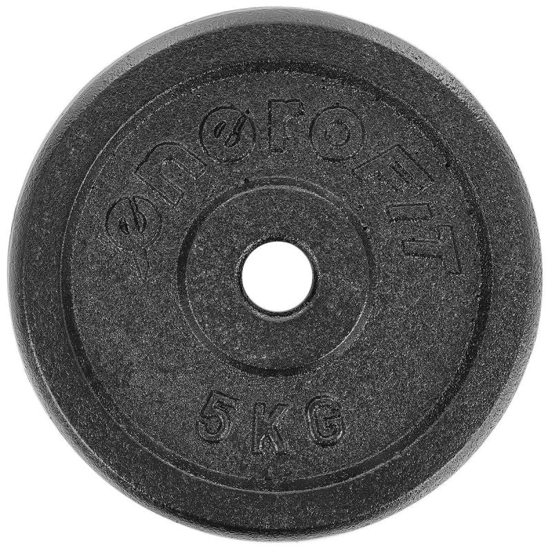 Enero Black Cast Iron Load 5 Kg Fit ø26.5 fekete weight, strength training equipment, training equipment