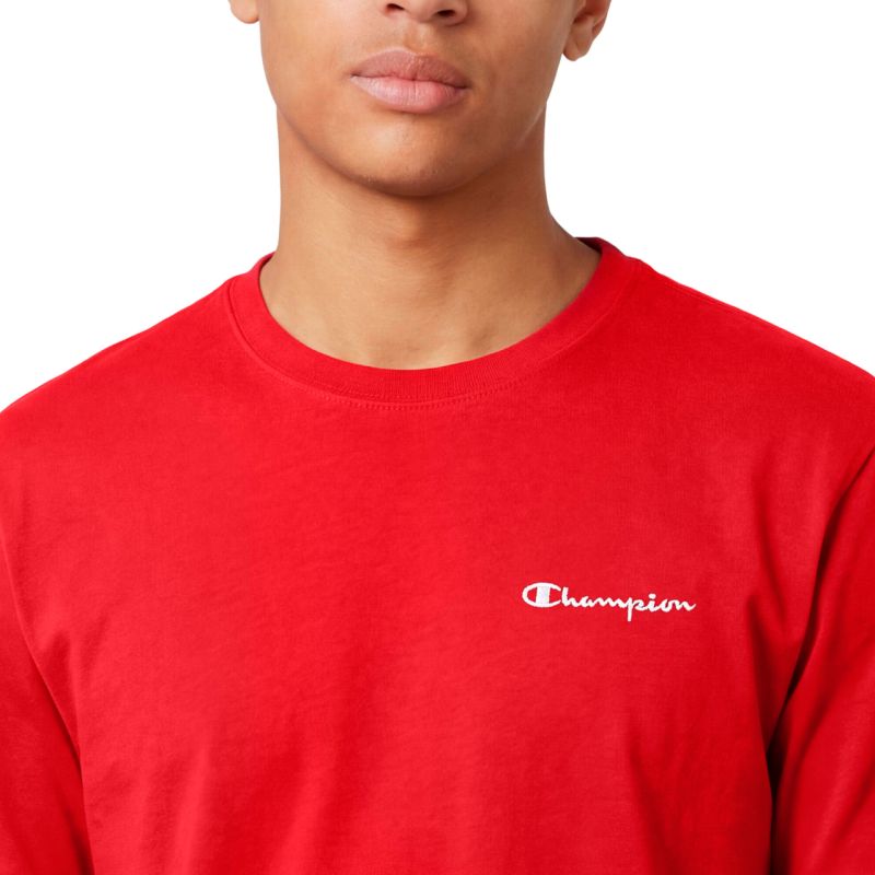 Men's Champion SS Tee red 221798 RS067 piros póló