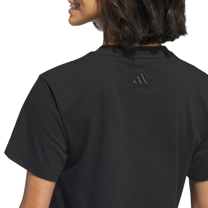 Adidas Bow on Linear Logo Graphic Women's T-Shirt Black 2xs póló