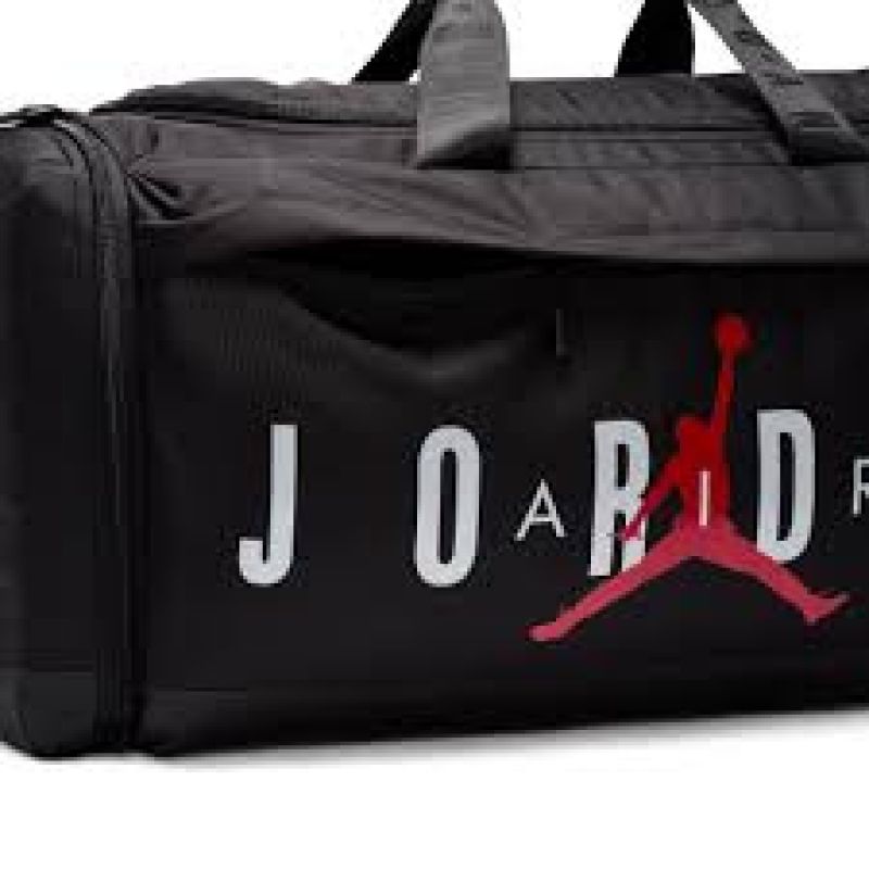 AIR Jordan JAM VELOCITY DUFFLE Training Duffel Black - uniwersalny táska