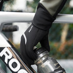 Rockbros full waterproof cycling gloves, size: - black fekete kesztyű