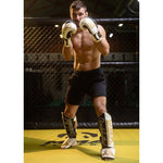 DBX Bushido Shin Guards - Undefeated fekete protectors and knee pads