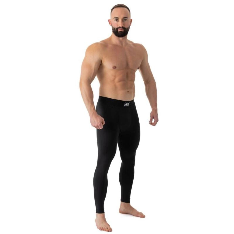DBX Bushido Long black training leggings - CSL - fekete training equipment