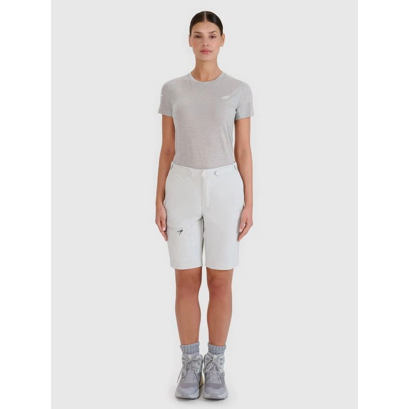 Women's quick-drying trekking 4F 4FWSS25TFSHF0954-27S short