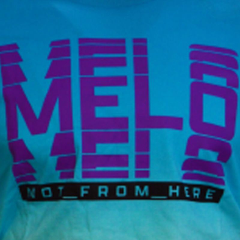 PUMA Melo Fade T-shirt Blue Atoll Training - kék póló