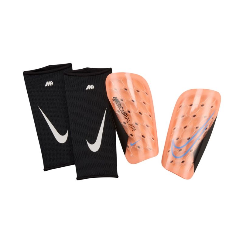 Nike Mercurial Lite Football Shin Guards Orange 852 narancssárga védőfelszerelés 159304L