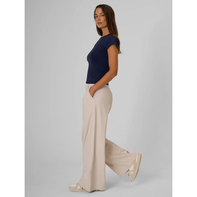 Women's wide leg trousers 4F