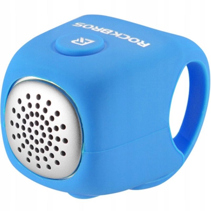 Rockbros electronic bicycle bell - blue