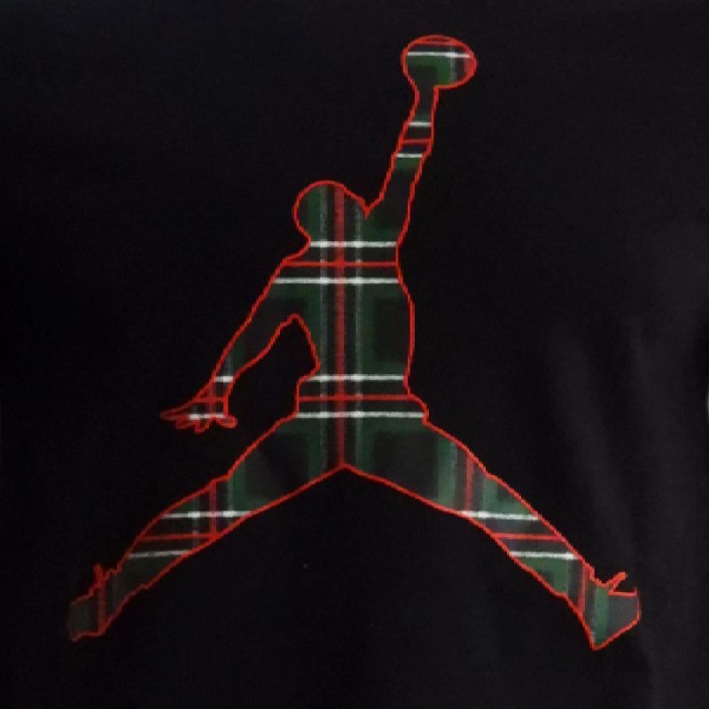 AIR Jordan Flight Essentials Men's Sports T-Shirt Black - fekete póló