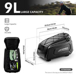 Rockbros bike rack 9l táska