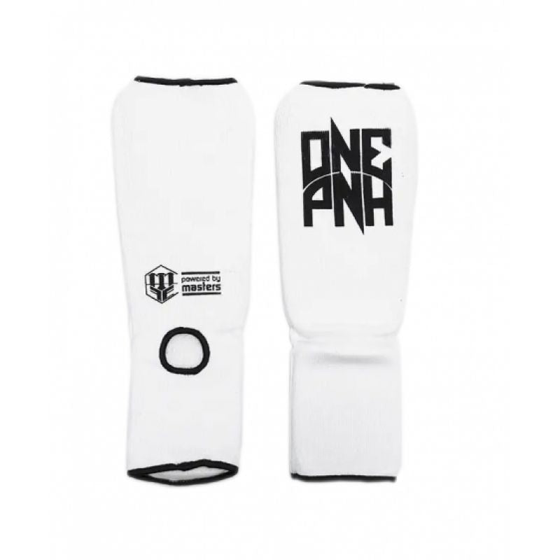 MASTERS FIGHT EQUIPMENT Flexible shin guards NS-B1 "ONE PUNCH" fekete védőfelszerelés 081256-01M