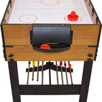 Enero 3-in-1 WOODEN TABLE FOR FOOTBALL, BILLIARDS, AIR HOOKUP fekete table games, tables