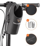 Rockbros P002 Handlebar Compatible with Scooters and Folding City Bikes 1.5L - Black fekete táska