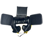 MASTERS FIGHT EQUIPMENT KSS-4B-WIN leather boxing helmet védőfelszerelés 02505-M