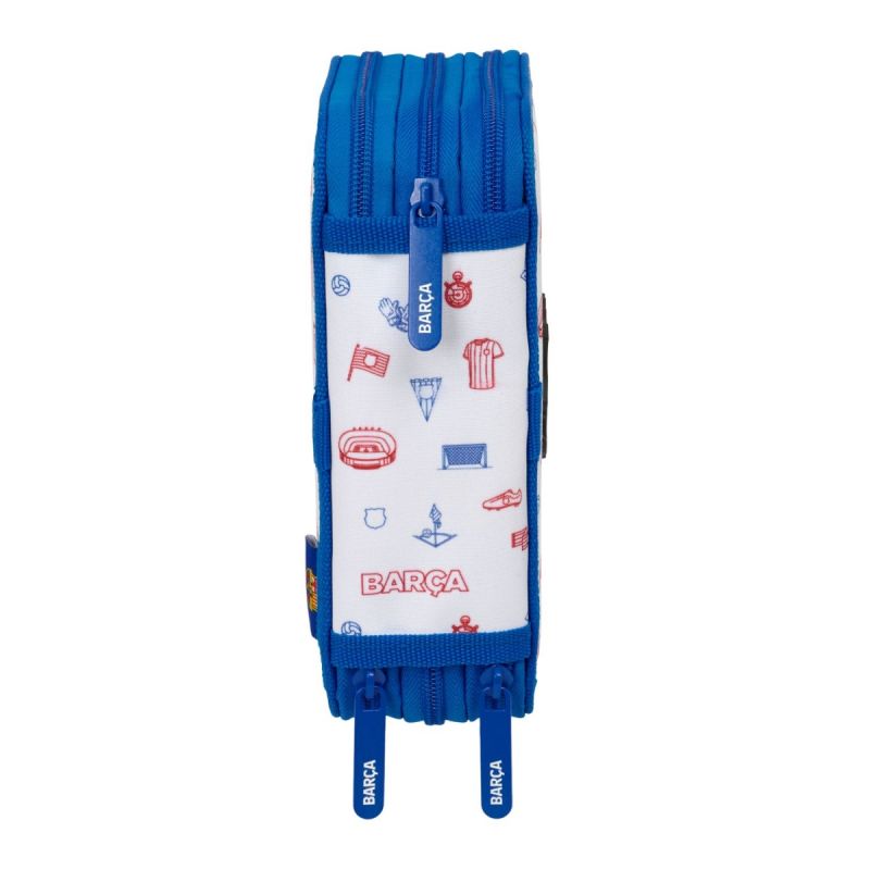 FC Barcelona pencil case with equipment triple filled pencil case 37 pcs wielokolorowy ceruzatartó 412648857