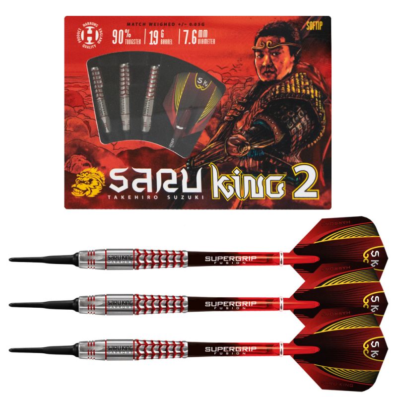 Darts Harrows Saru King 2 90% Softip Hs-tnk-000013352