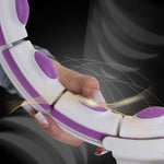HMS Hhm17 Hula Hop White/Violet With Magnets And Weight + Counter fehér edzéssegítő 17-44-588
