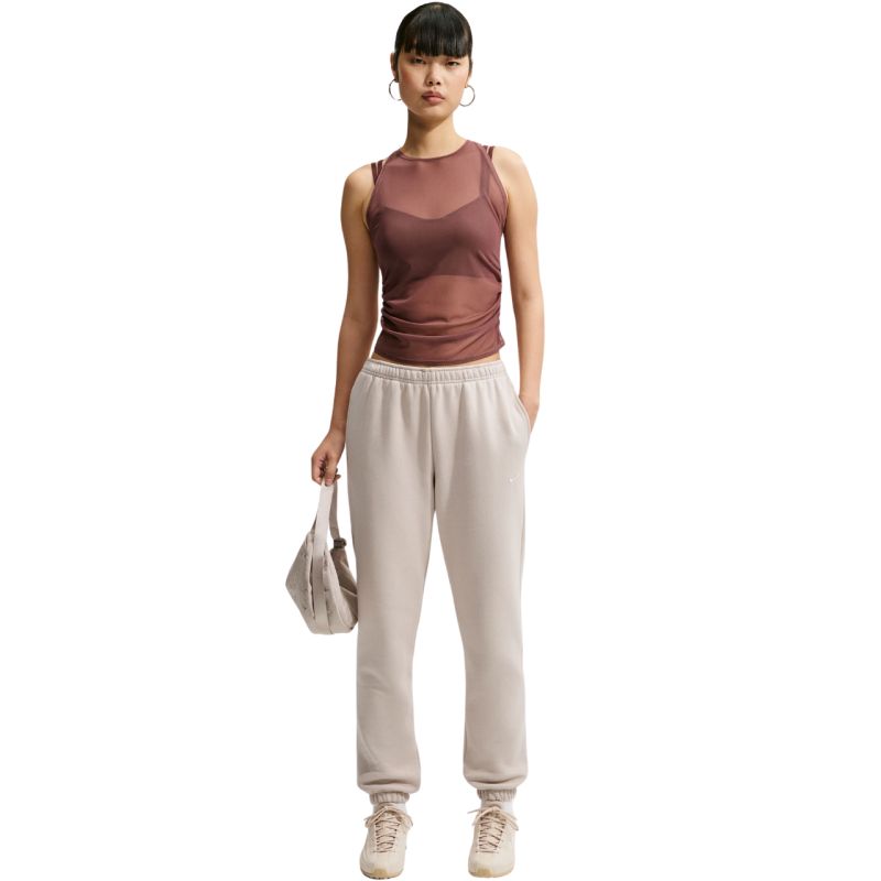 Nike Studio Fleece Women's krém nadrág IM8076236