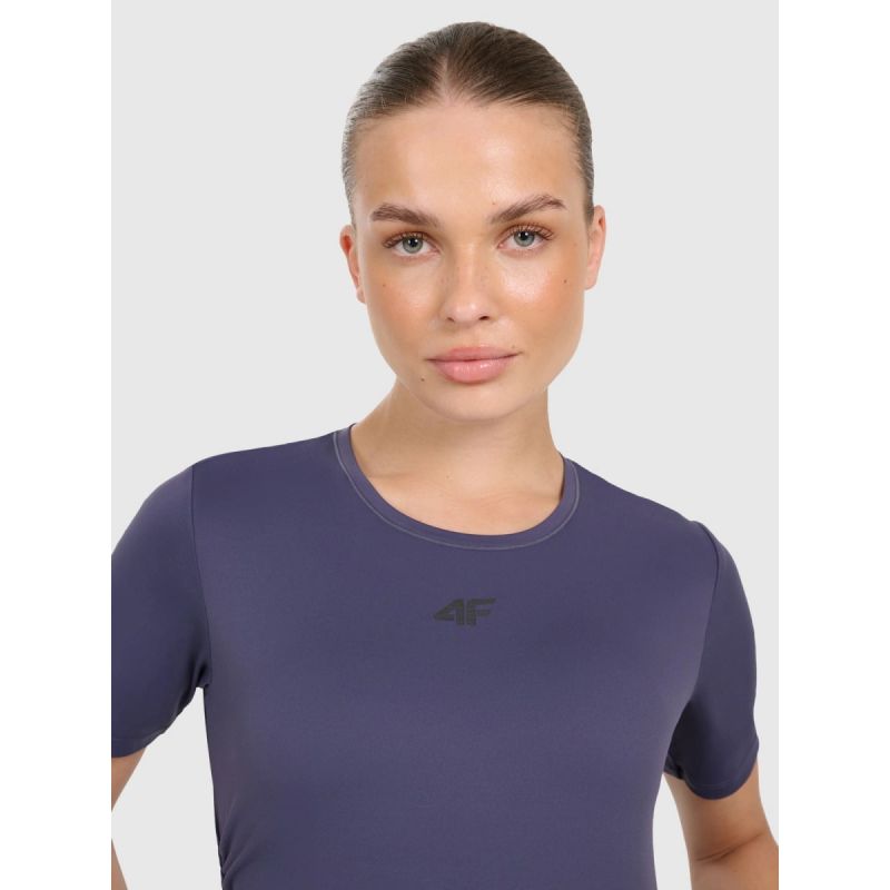 Women's quick-drying yoga and pilates top 4F 4FWAW25TFTSF1524-31S