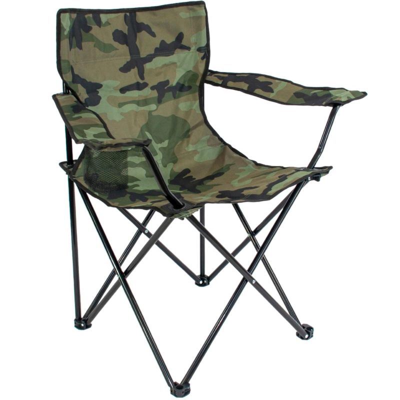 Enero Folding Camping Chair Camuflage Camp tourist equipment, chair