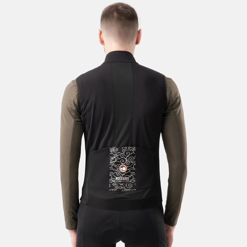 Rockbros ROAD TO SKY windproof vest insulated M - black m \ czarny vests