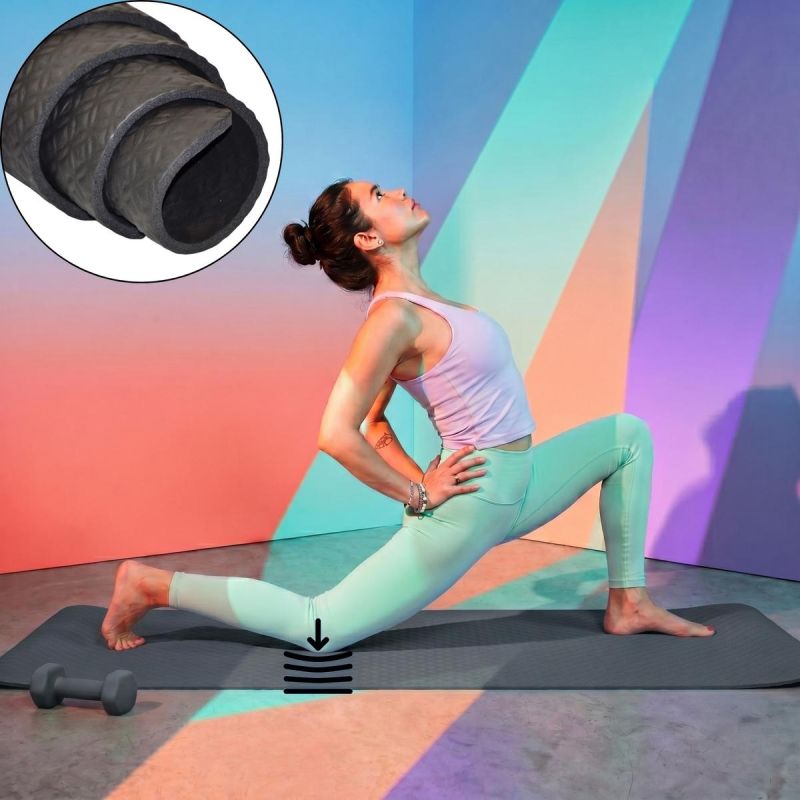 XQMAX Fitness Mat Nbr Anti-Slip Black fekete leggings GSP-1070049