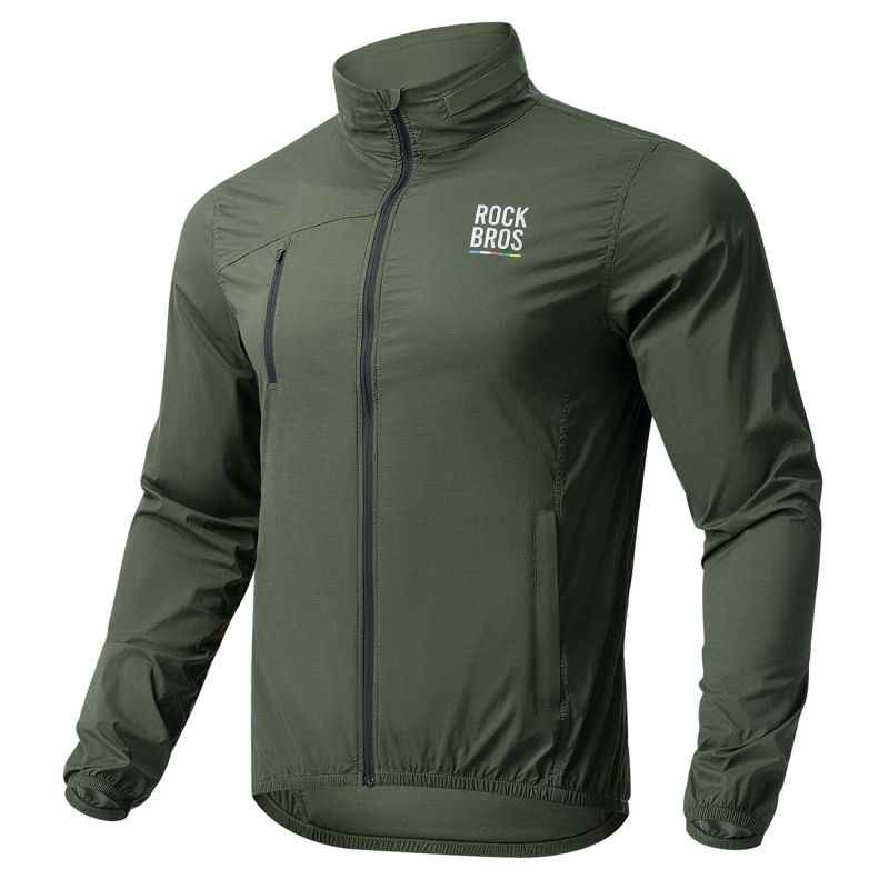 Rockbros ROAD TO SKY M Bicycle Windbreaker - Green m \ zielony ruházat