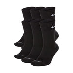 Nike Everyday Plus Cush Socks 6 Pairs Black SX6897 010 Ruházat
