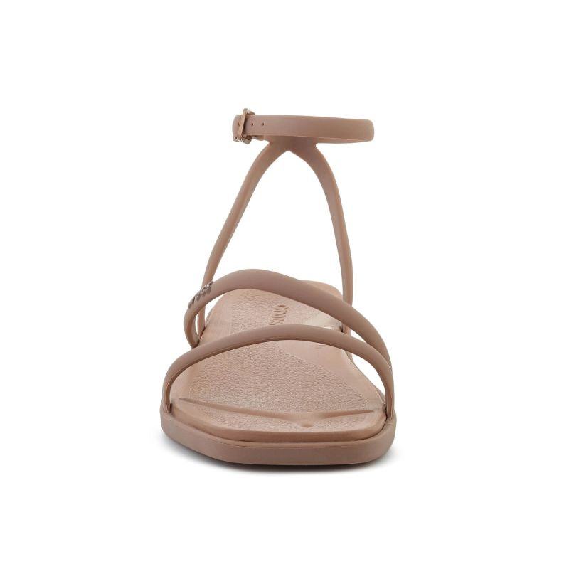 Crocs Miami Ankle Strap Sandal In Milk Chocolate