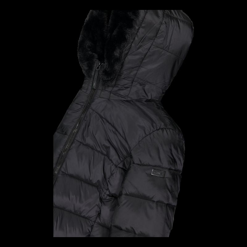 CMP women's winter with hood, sports, insulated, black ( ) fekete dzseki