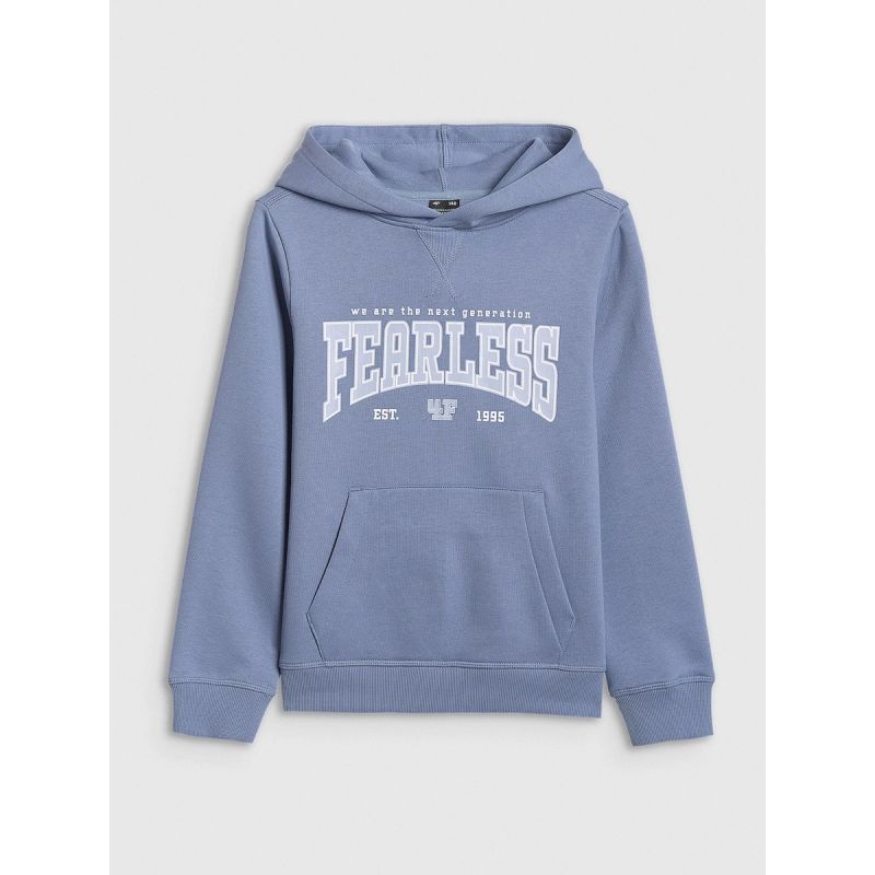 Boy's regular hooded sweatshirt 4F