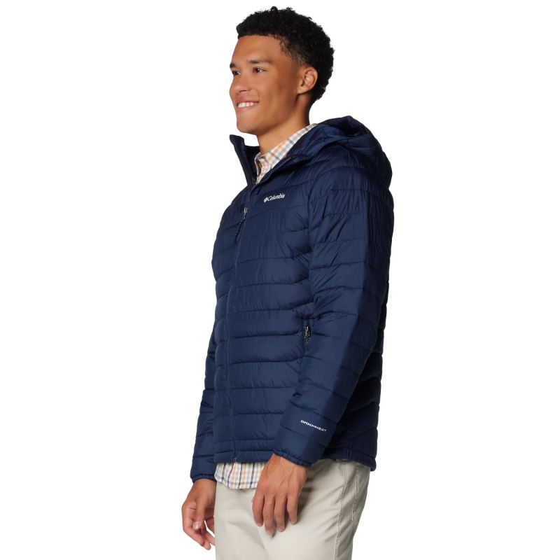 Columbia Powder Lite II Hooded Jacket 2086944464 Navy Blue L Ruházat