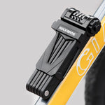 Rockbros Folding Bike Lock with Combination - Black