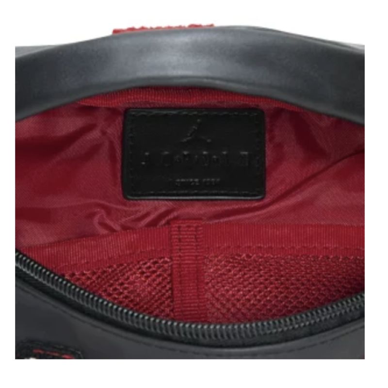 AIR Jordan Jam Borough Varsity Crossbody Bag Black - uniwersalny sachets, belts, bags