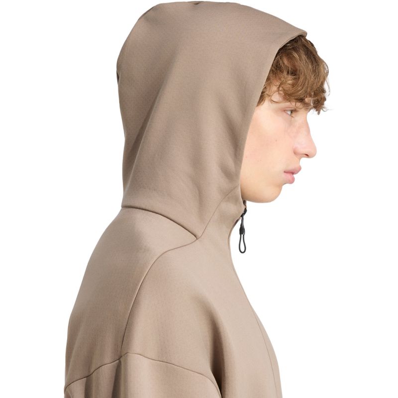 Adidas Men's ZNE Full Zip sweatshirt beige bézs pulóver KF3828