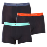 Tommy Hilfiger 3-Pack Men's Boxer Briefs Navy Blue Cotton Egyéb