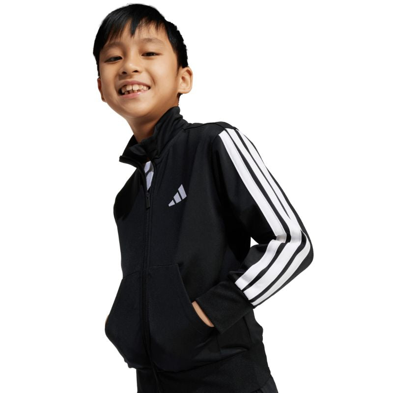 adidas Essentials Climacool Kids Tracksuit Black and White JM0891 General