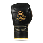 DBX Bushido ProFighter Gold - Legacy Series - Multi-Layer Boxing Gloves bordeaux - wiązane kesztyű